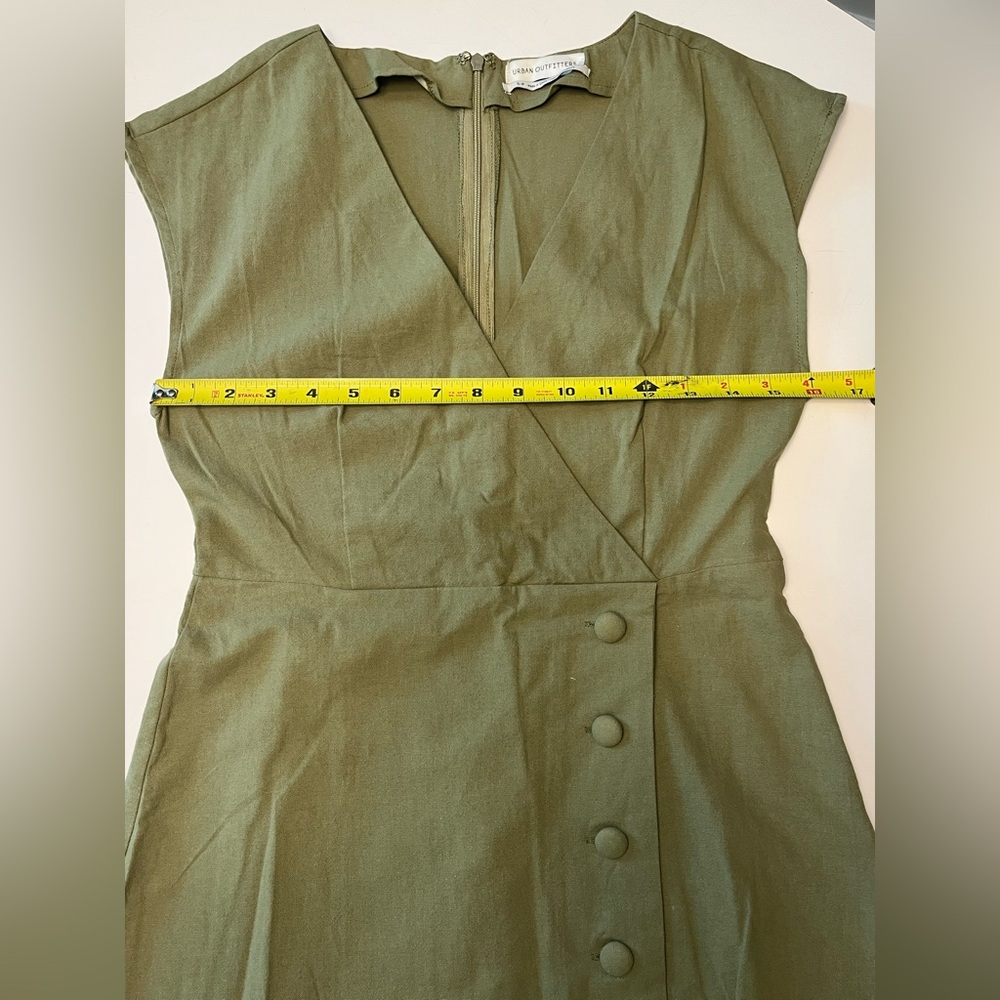 Urban Outfitters Sage Green Button Dress, size S - Picture 7 of 9